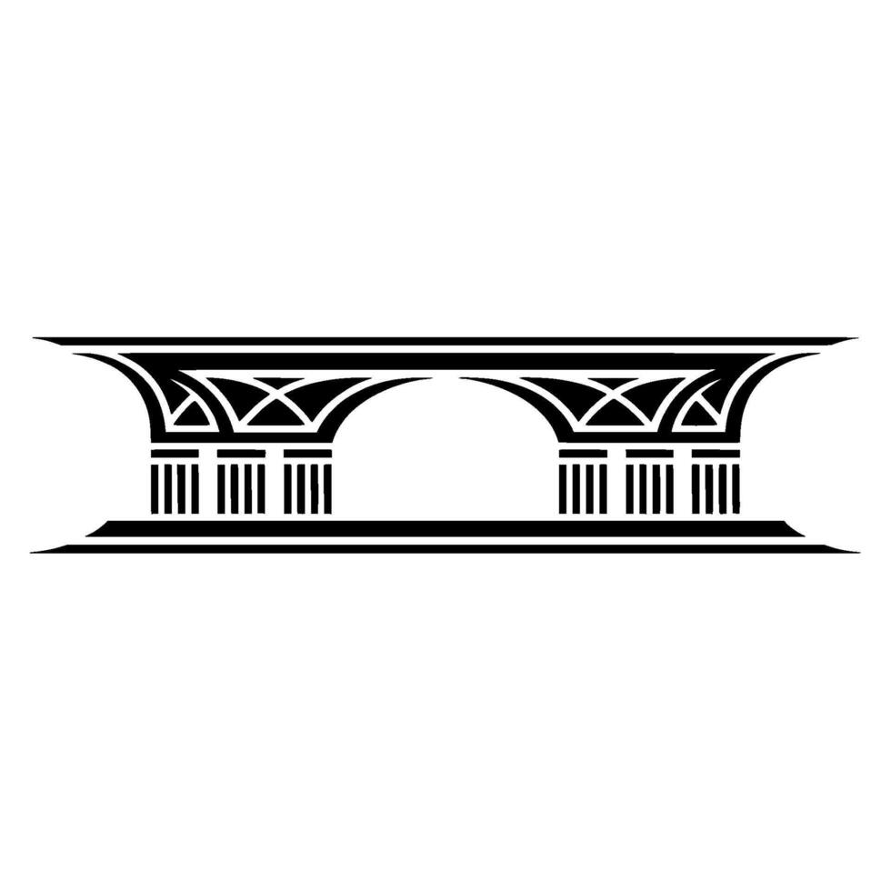 Geometric Archway, Classical Revival vector