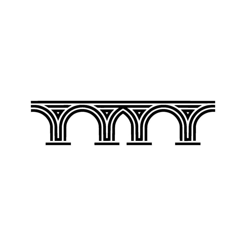 Art Deco Archway, Minimalist , Geometric Pattern, Arch vector