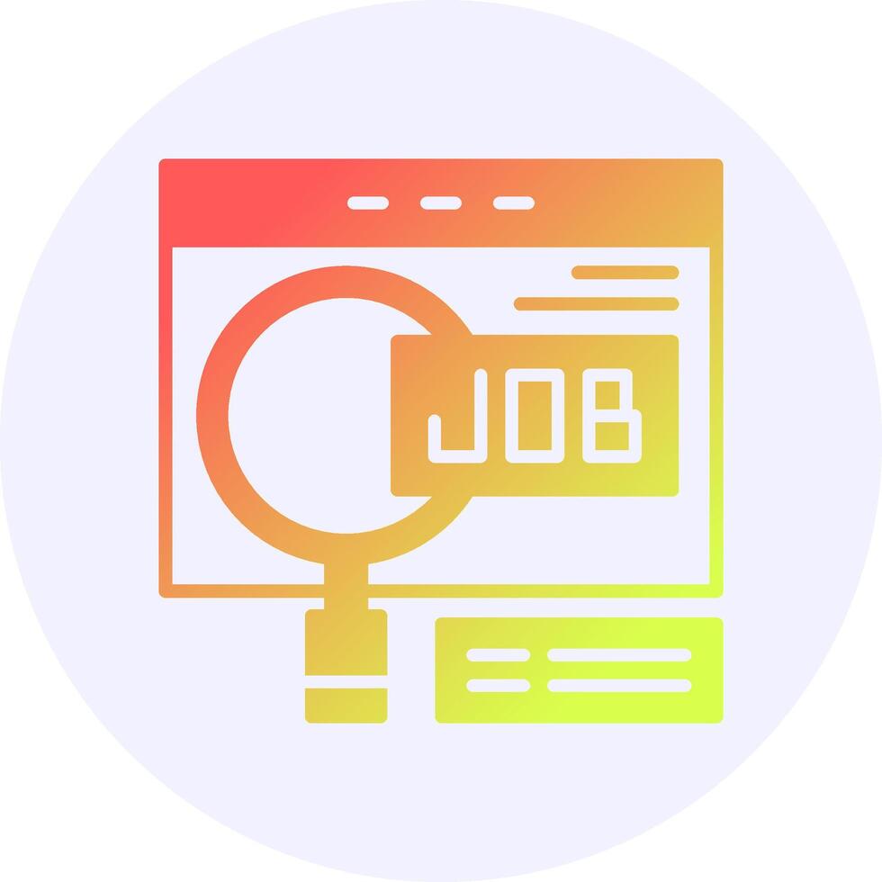 Search Icon Gradient Style vector