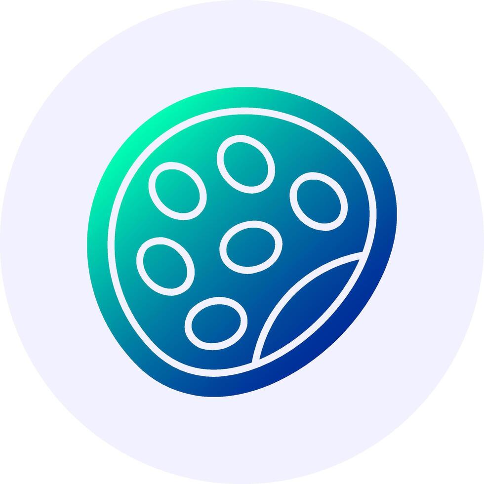 Palette Icon Minimal Gradient Style vector
