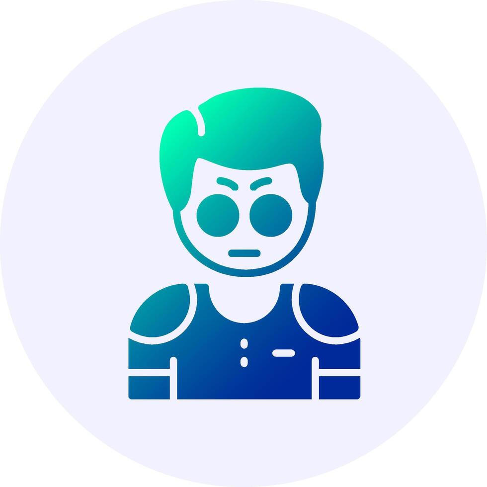Amazement Emotion Icon Minimal Gradient Style vector