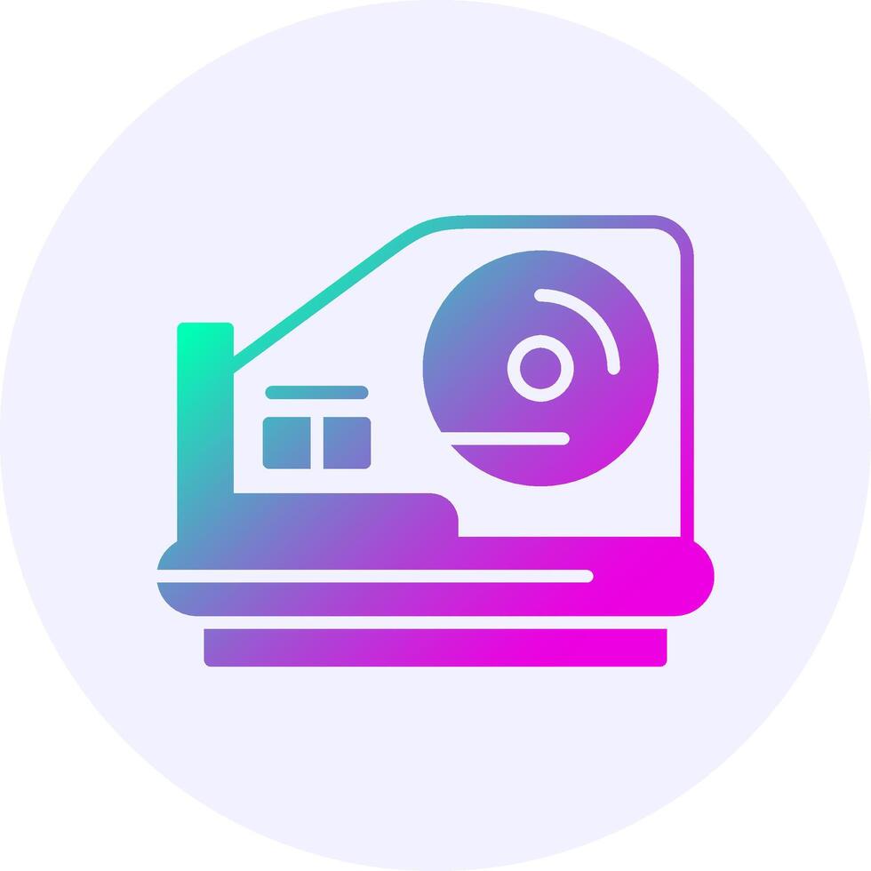 Slicer Solid Gradient Style Icon Design vector