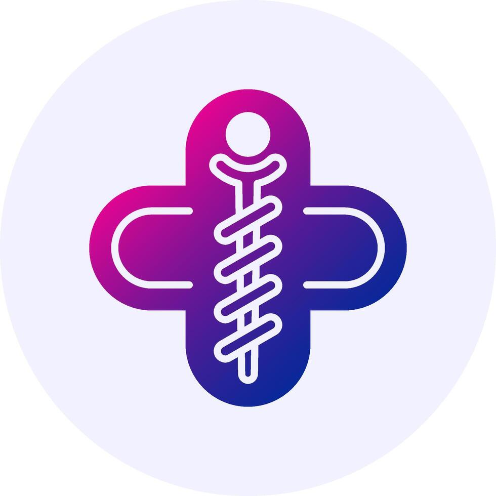 Medicine symbol Gradient Style Icon vector