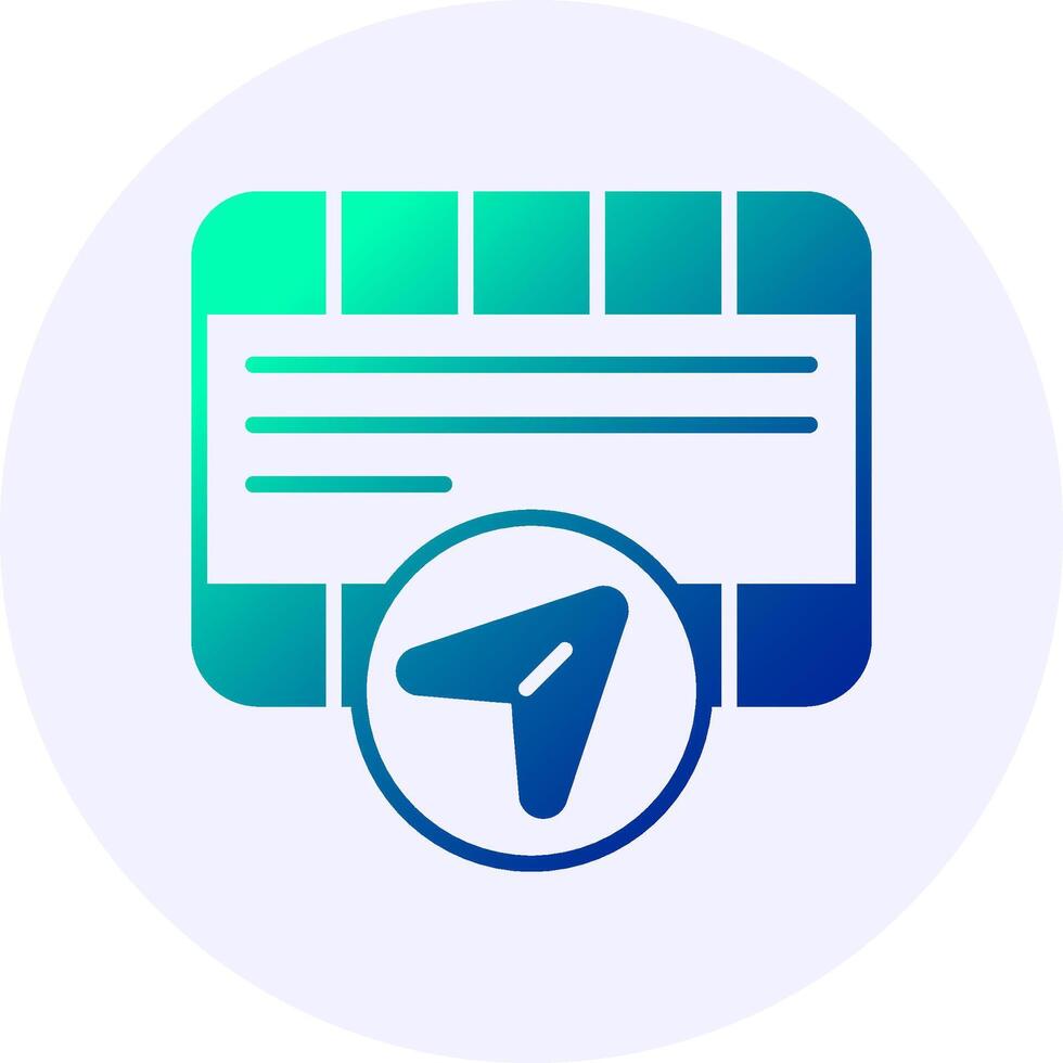 sharing Icon Minimal Gradient Style vector