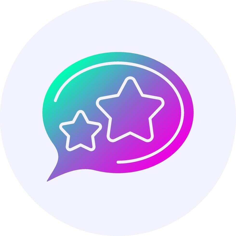 Favourite Icon Minimal Gradient Style vector