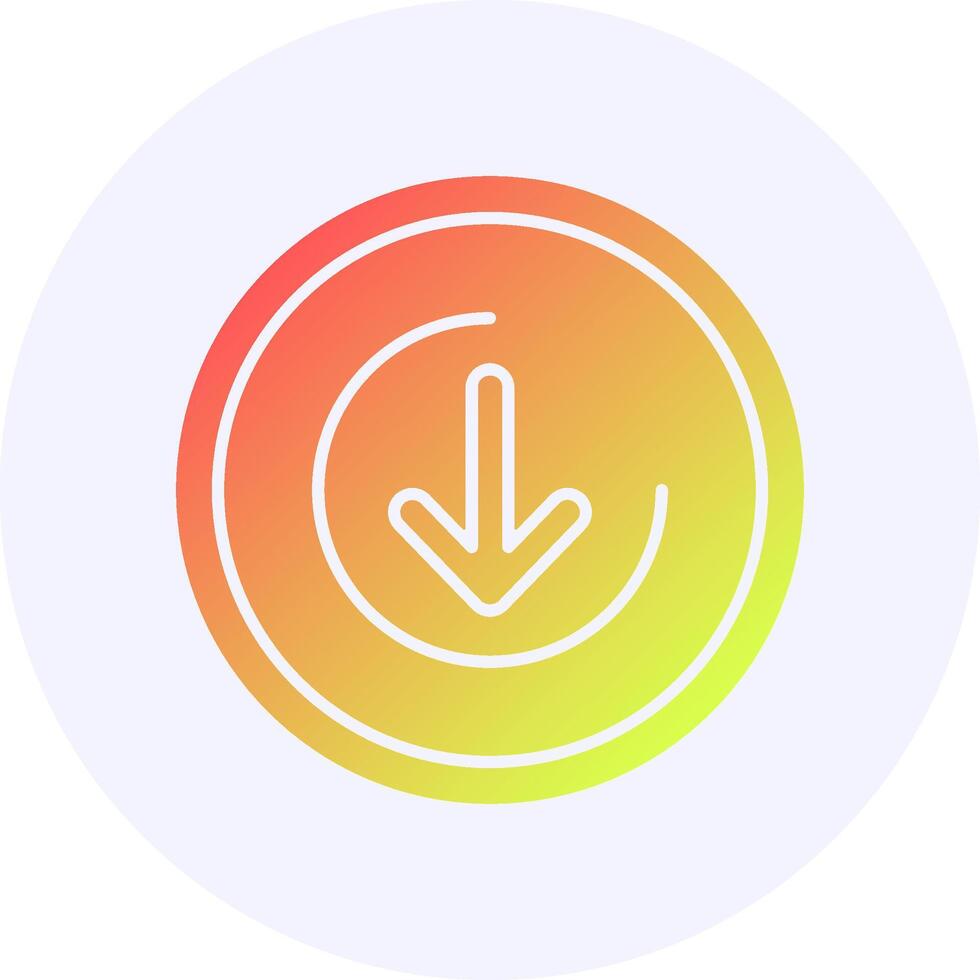 Download Icon Minimal Gradient Style vector