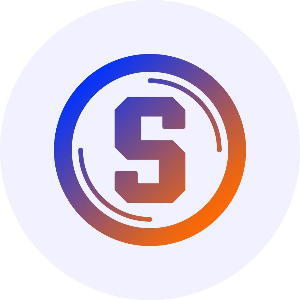 Sandbox Icon Minimal Gradient Style vector