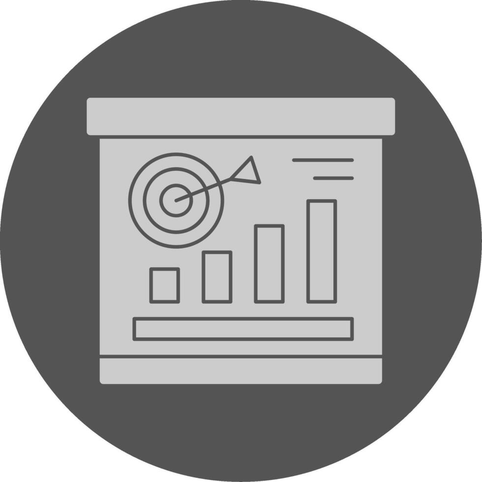 Mission Solid Grey Minimal Circle Icon vector