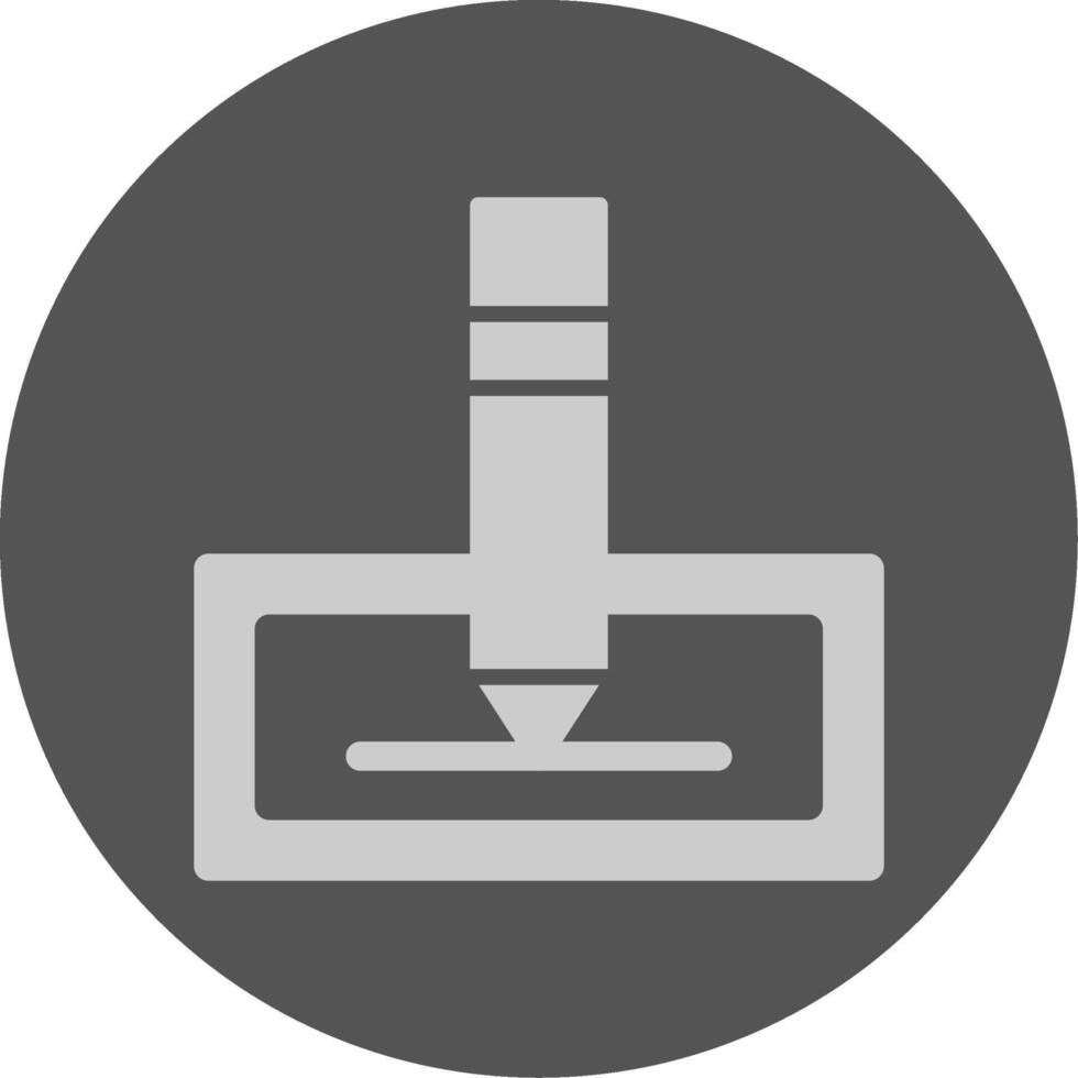 Edit Solid Grey Minimal Circle Icon vector