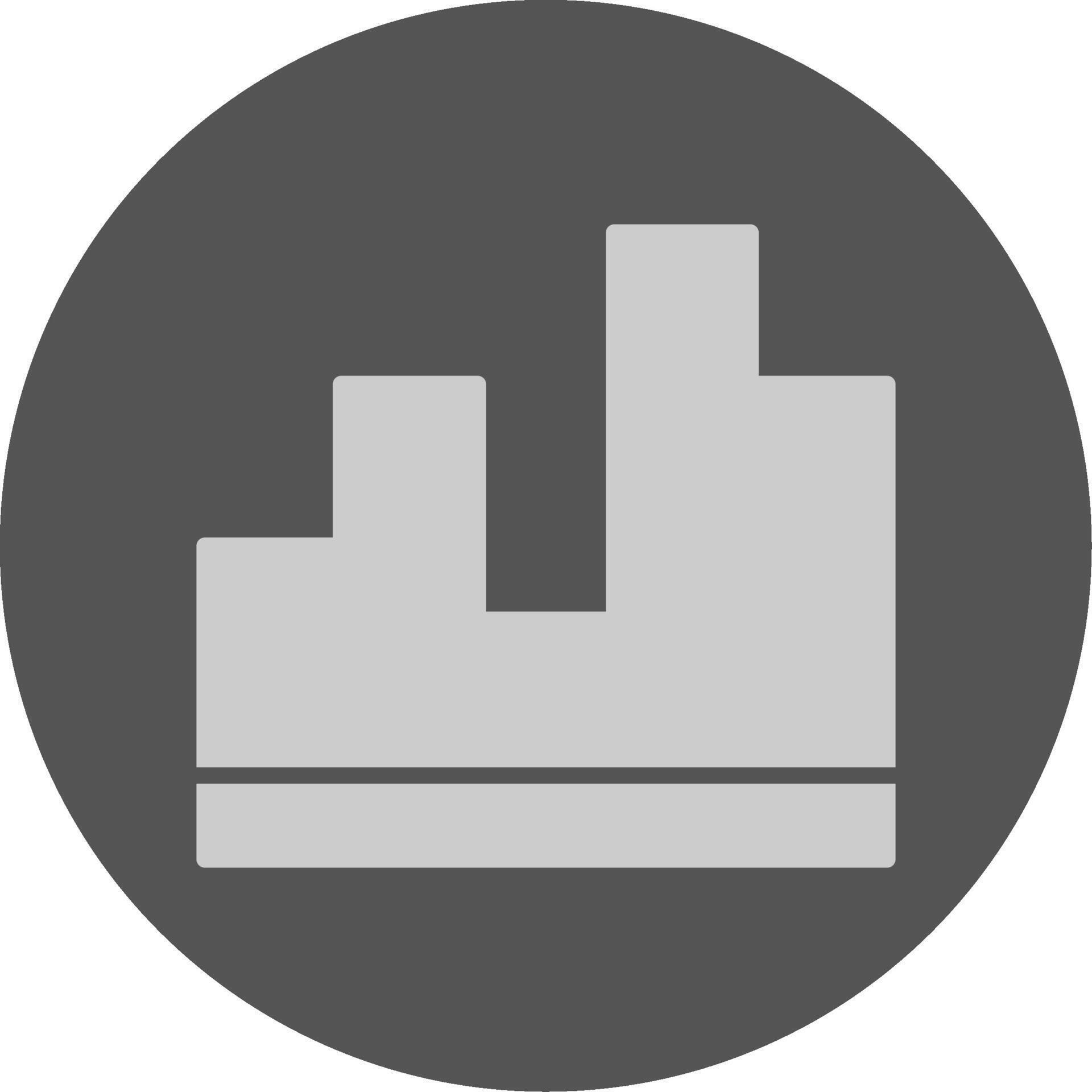 Analytics Solid Grey Minimal Circle Icon 67499923 Vector Art at Vecteezy