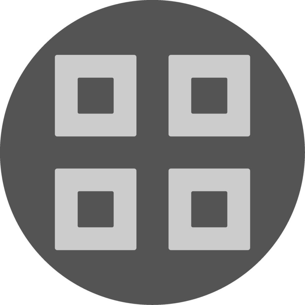 More Solid Grey Minimal Icon Design vector