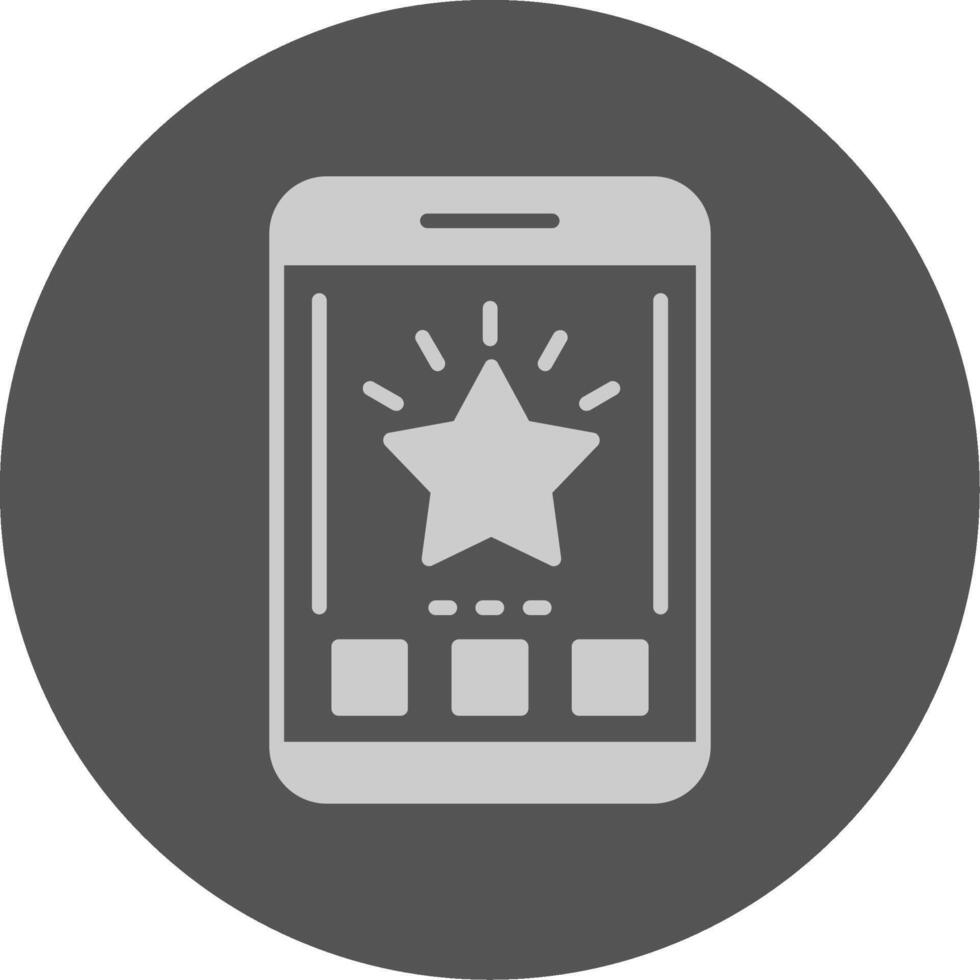 Success Mobile Interface Solid Grey Minimal Circle Icon vector