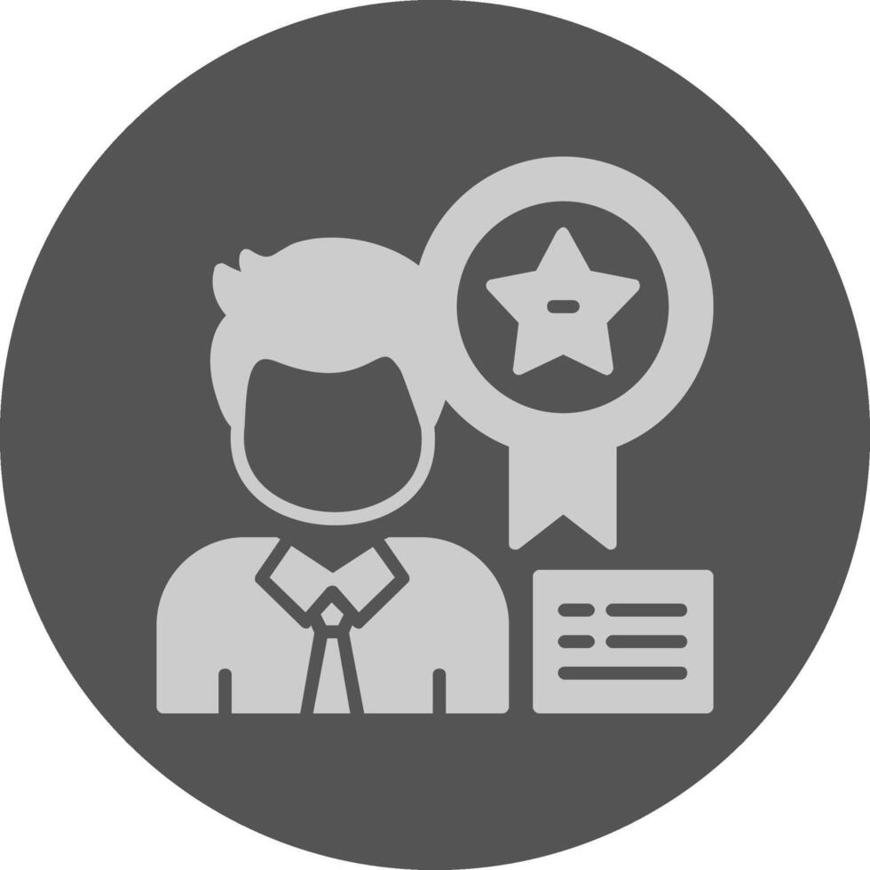 Badge Solid Grey Circle Icon vector