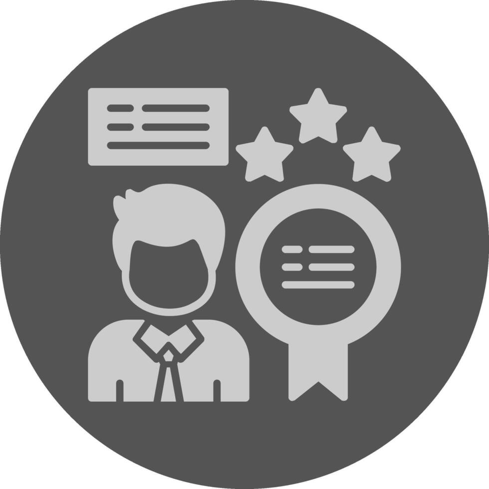 Promotion Solid Grey Circle Icon vector