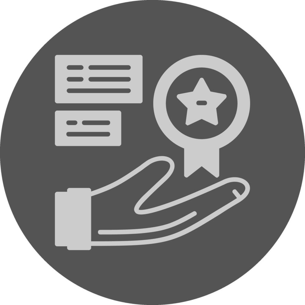 Perks Solid Grey Circle Icon vector