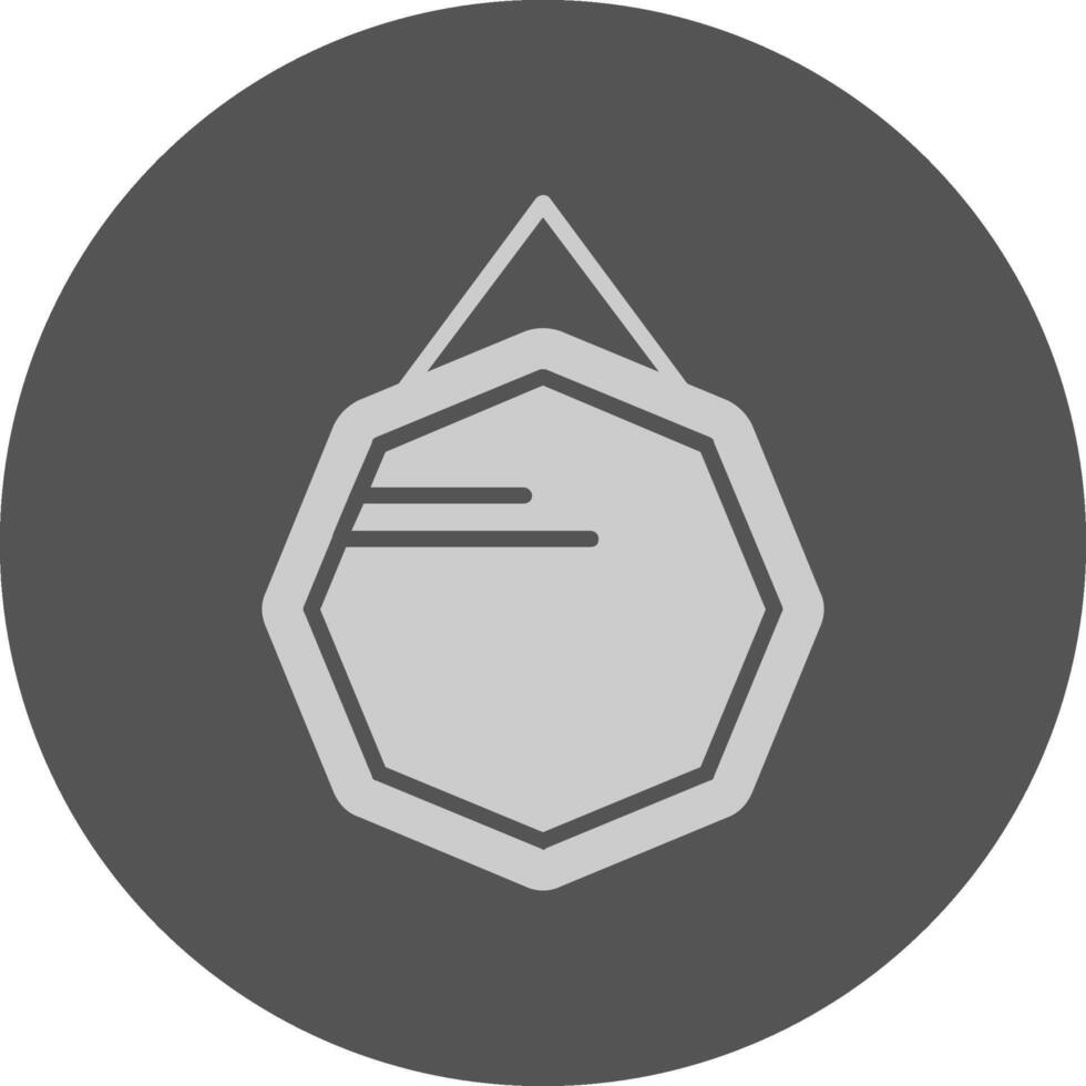 Picture frame Solid Grey Circle Icon vector