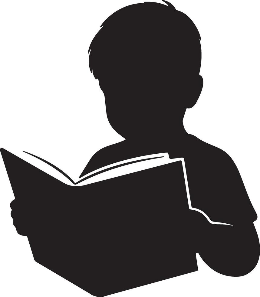 Serene Child Immersed in Captivating Book, Enjoying Quiet Reading Moment at Home - Professional digital artwork with vibrant colors and detailed composition vector