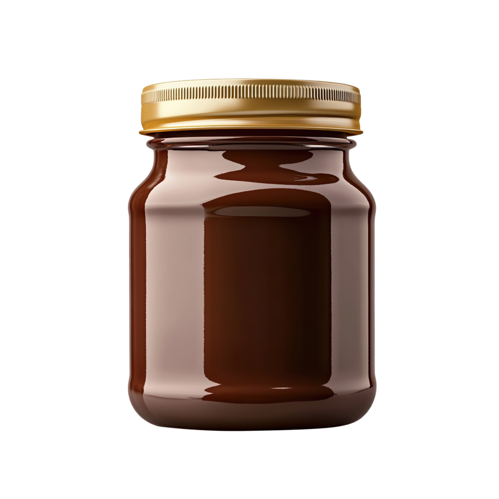 Chocolate Spread Jar isolated on transparent background png