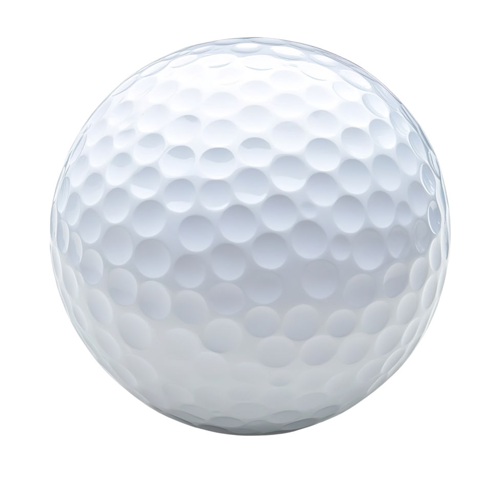 Golf ball isolated on transparent background png