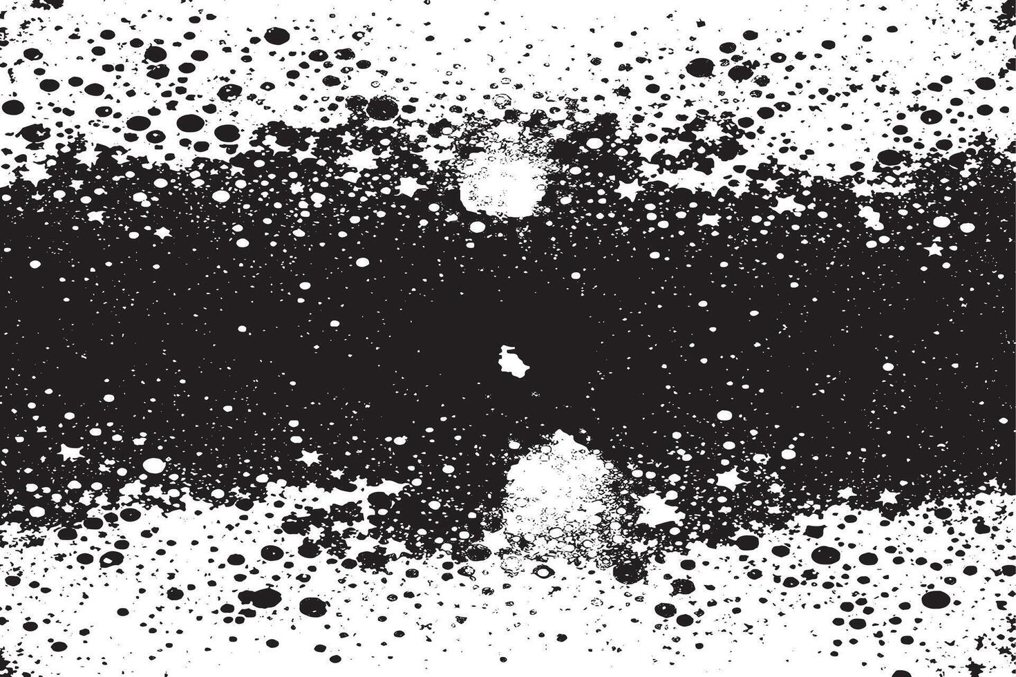 Dynamic splatter texture in black and white with grunge spray effects. Perfect for posters, album covers, street art, backgrounds, and digital compositions needing a bold and edgy aesthetic. vector