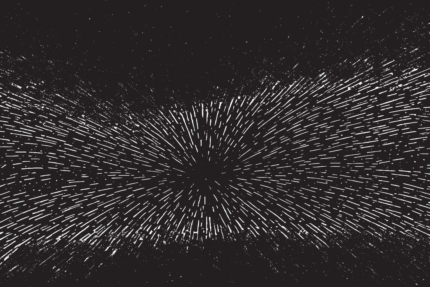Dynamic abstract design with white radial lines bursting on black. Ideal for sci-fi, motion, tech art, and digital backgrounds that demand impact and futuristic energy. vector