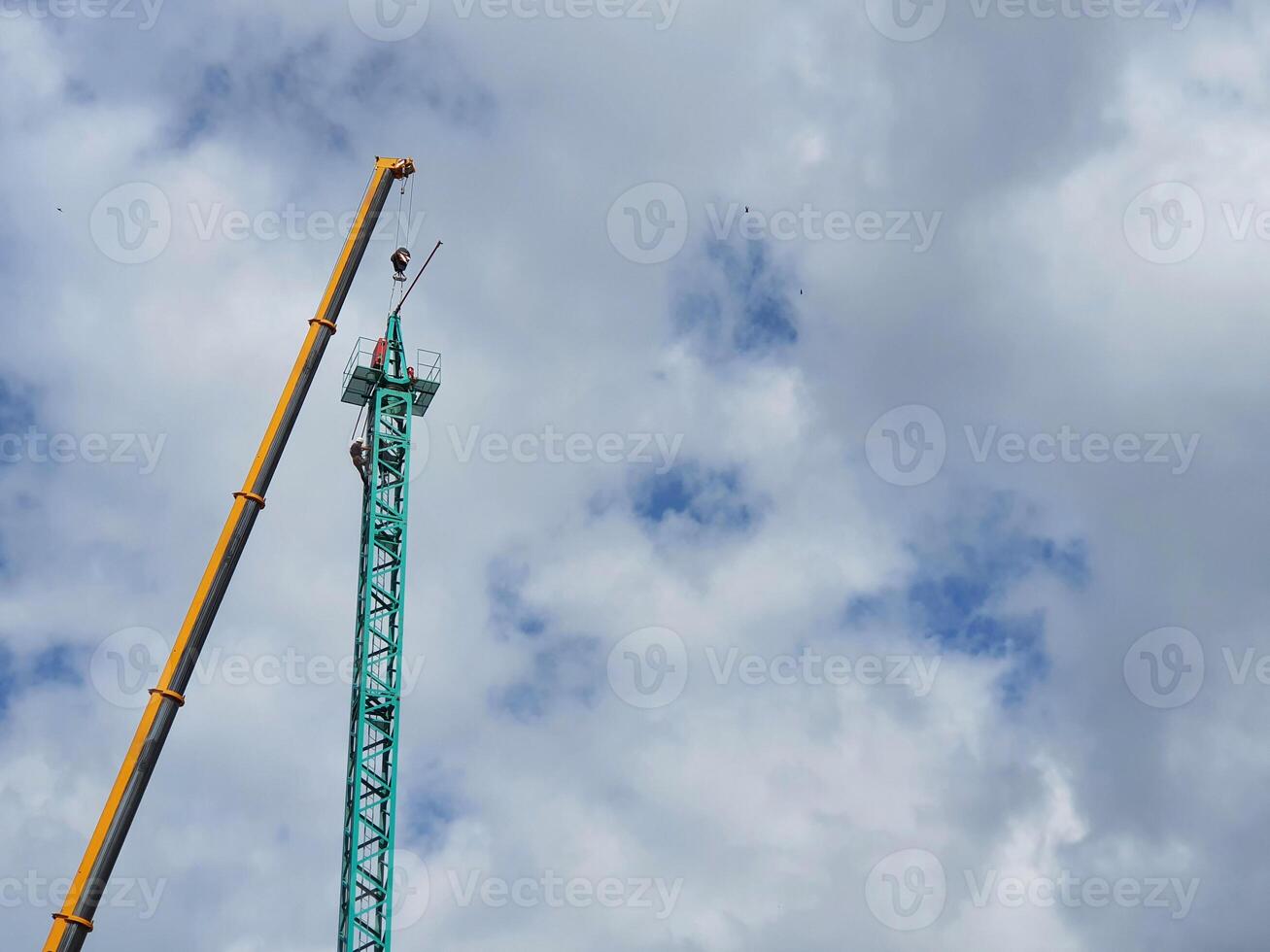 Spectacular conceptual image of the construction photo