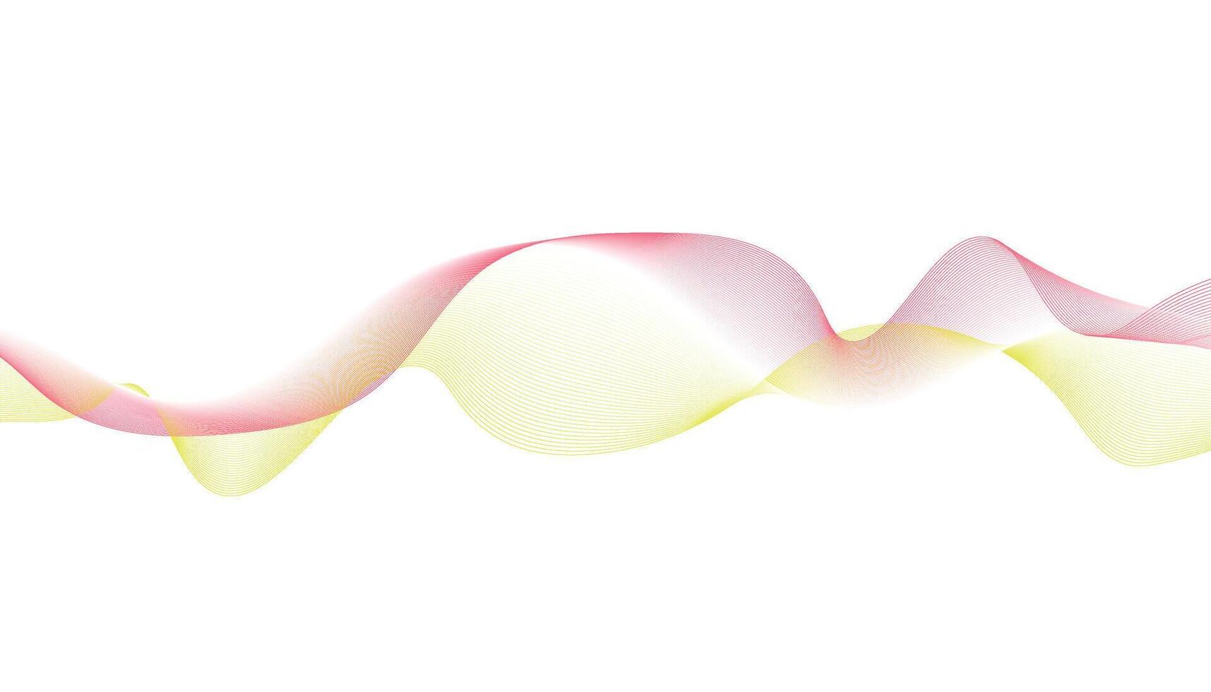 Orange and Pink Abstract Wave Background vector