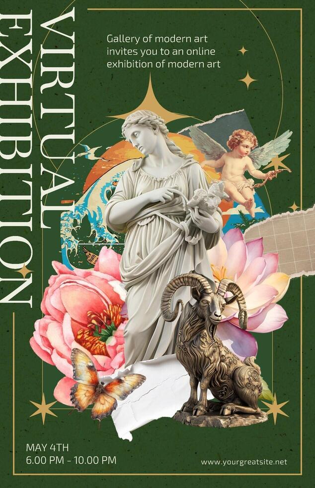 museum day poster template design ideas