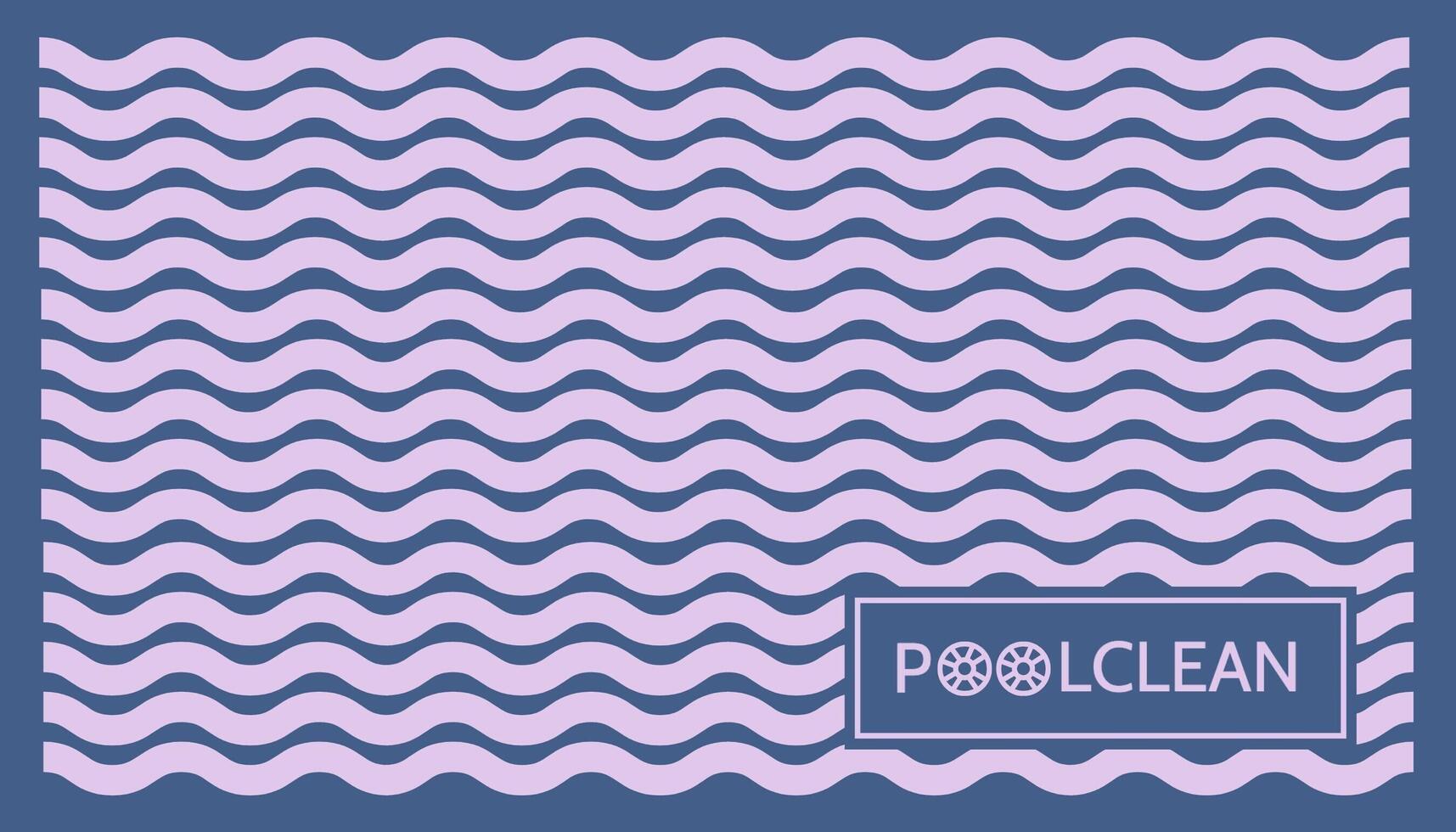 Pool Cleaner Business Cards Landscape Version Template