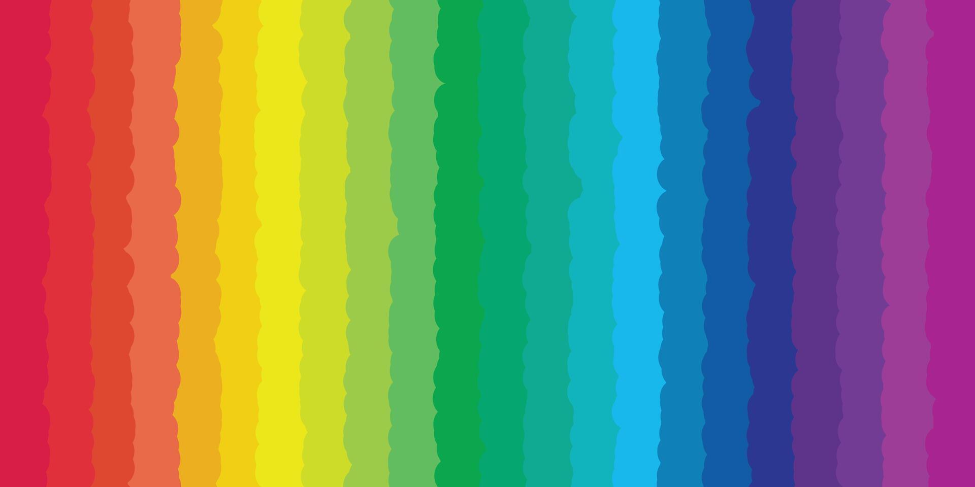 Background of decorative multi-colored curves in bars. vector