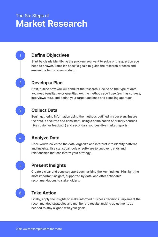Process Workflow Simple List Infographic Design Template with 6 Steps vector