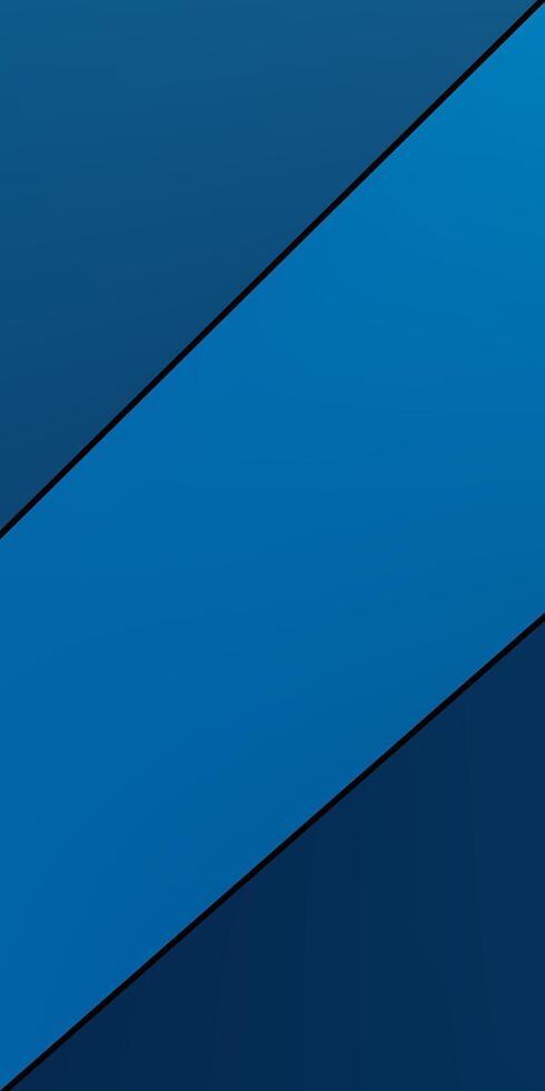 Blue and dark blue color papercut line background vector