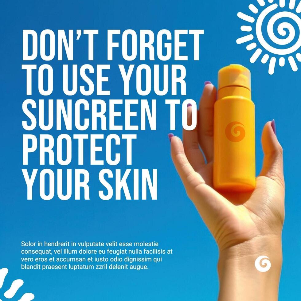 PSA for Summer Instagram Post Template