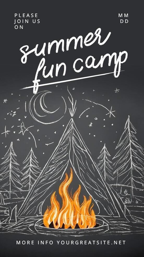 Summer Camp for Instagram Story Template
