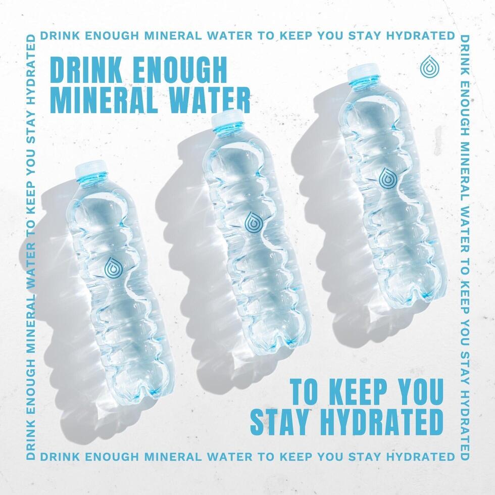 Drink Water PSA for Summer for Instagram Post Template