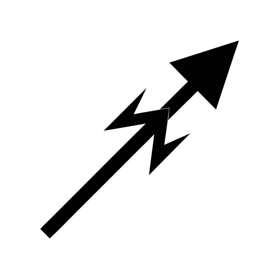 Sagittarius Symbol The Archer's Arrow vector