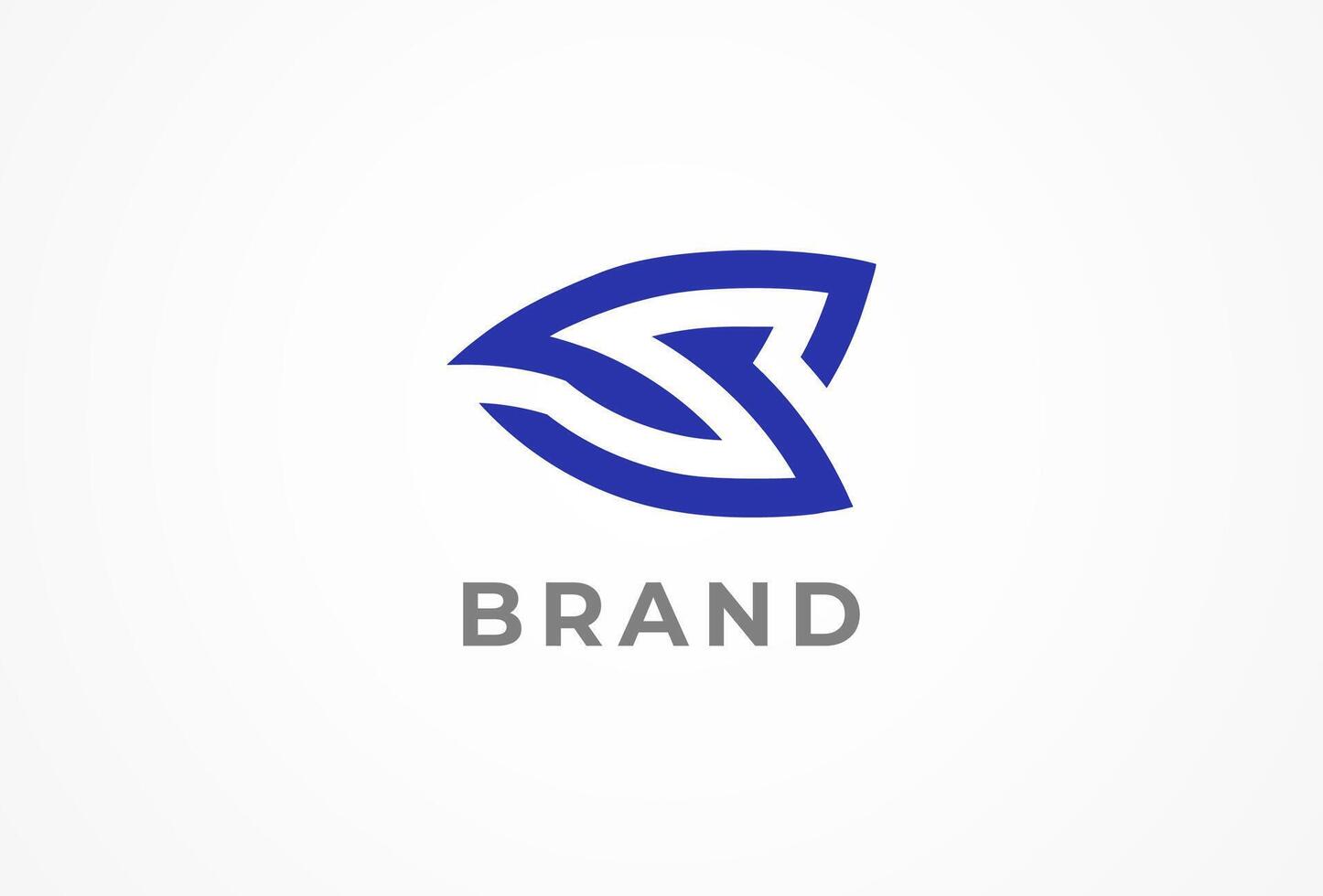 Abstract S Letter Brand Logo vector