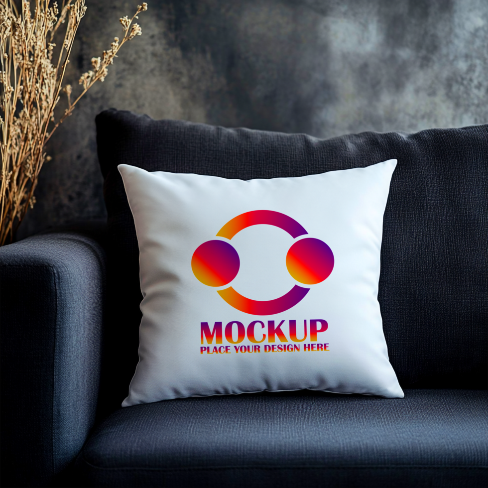 Pillow Mockup Your Logo Design on a Cozy Cushion psd