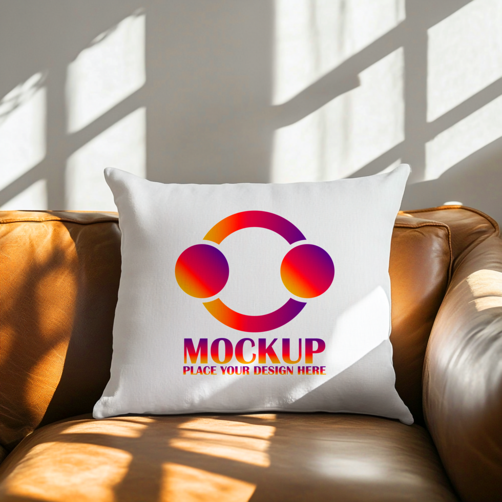Pillow Mockup Showcase Your Logo Design on a Cushion psd
