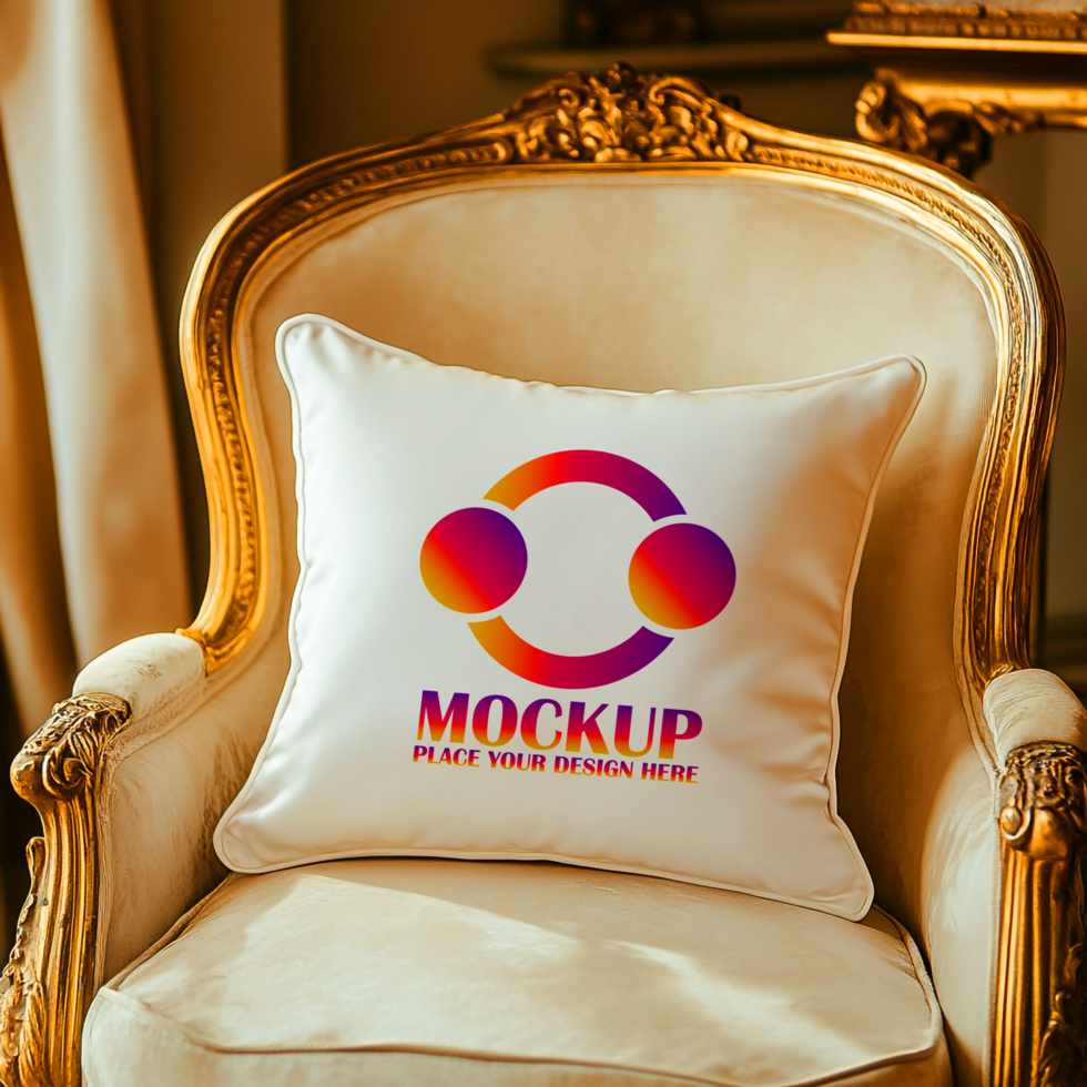 Elegant Pillow Mockup Showcase Your Brand with Luxury psd