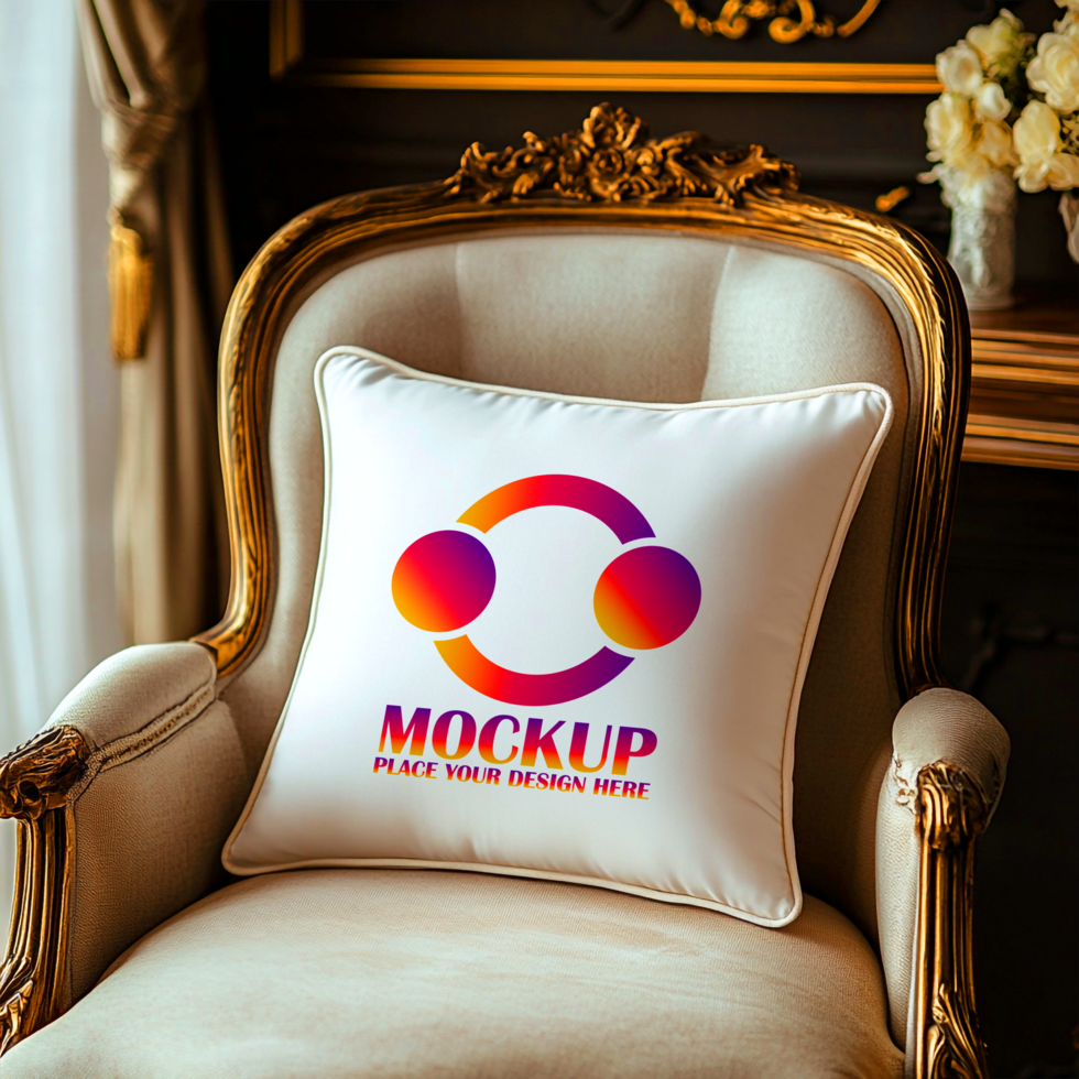 Elegant Pillow Mockup Showcase Your Brand Design psd