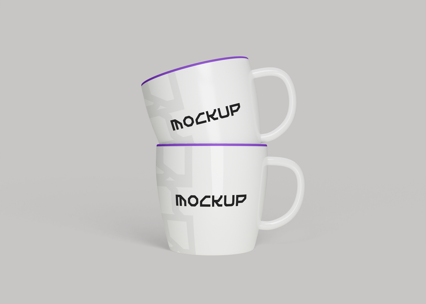 Oval Drinkware Cup Mockup psd