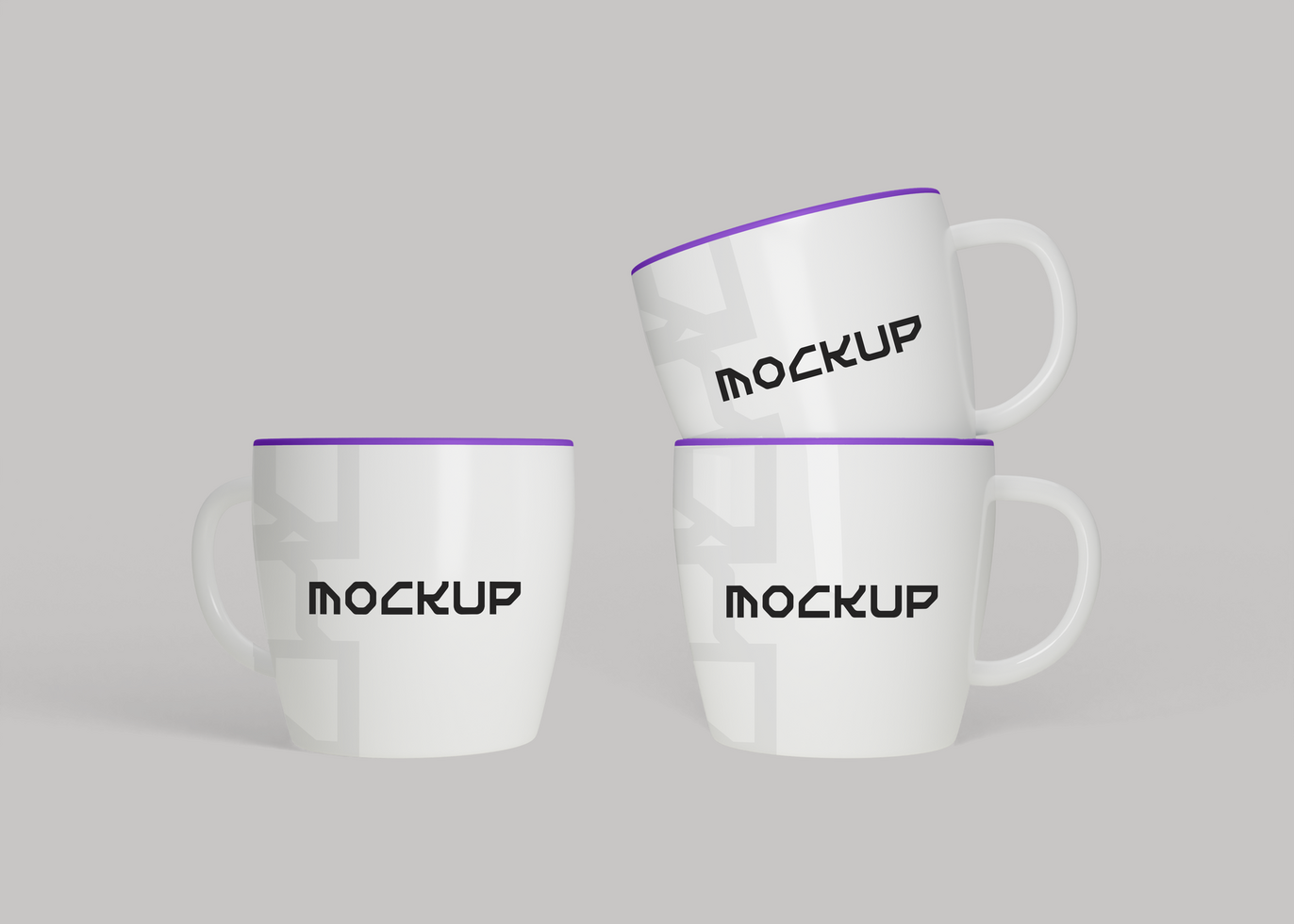 Oval Ceramic Cup Mockup for Branding Presentation psd