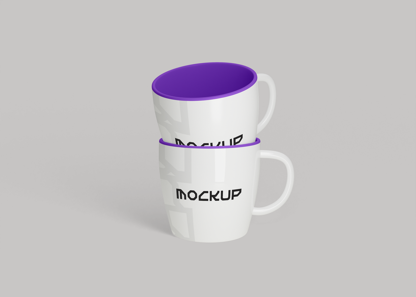 Glossy Oval Cup Mockup psd