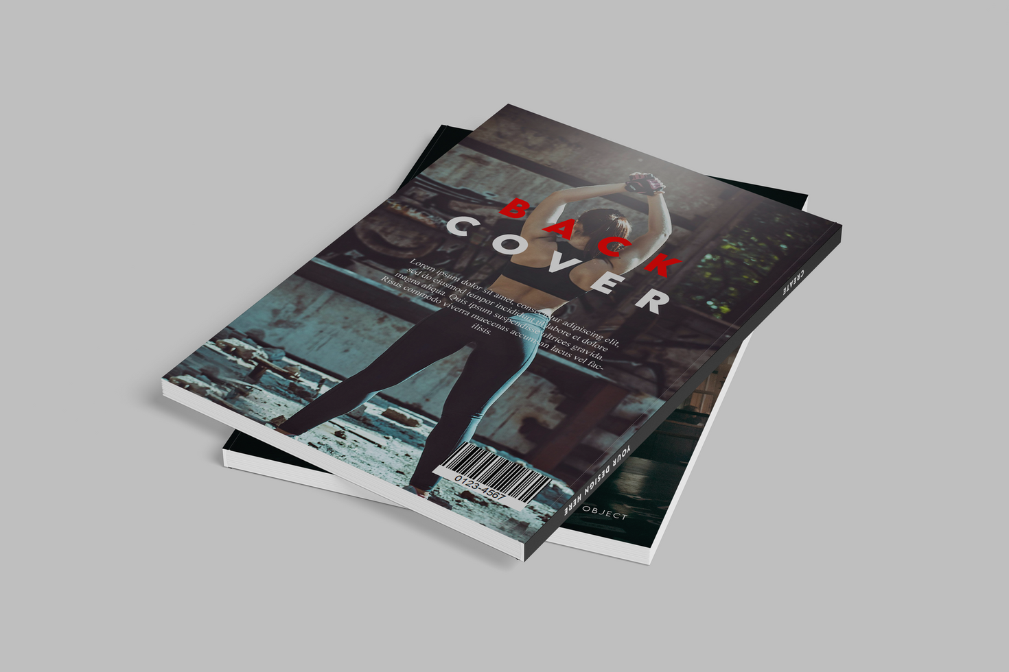 two layered book covers psd