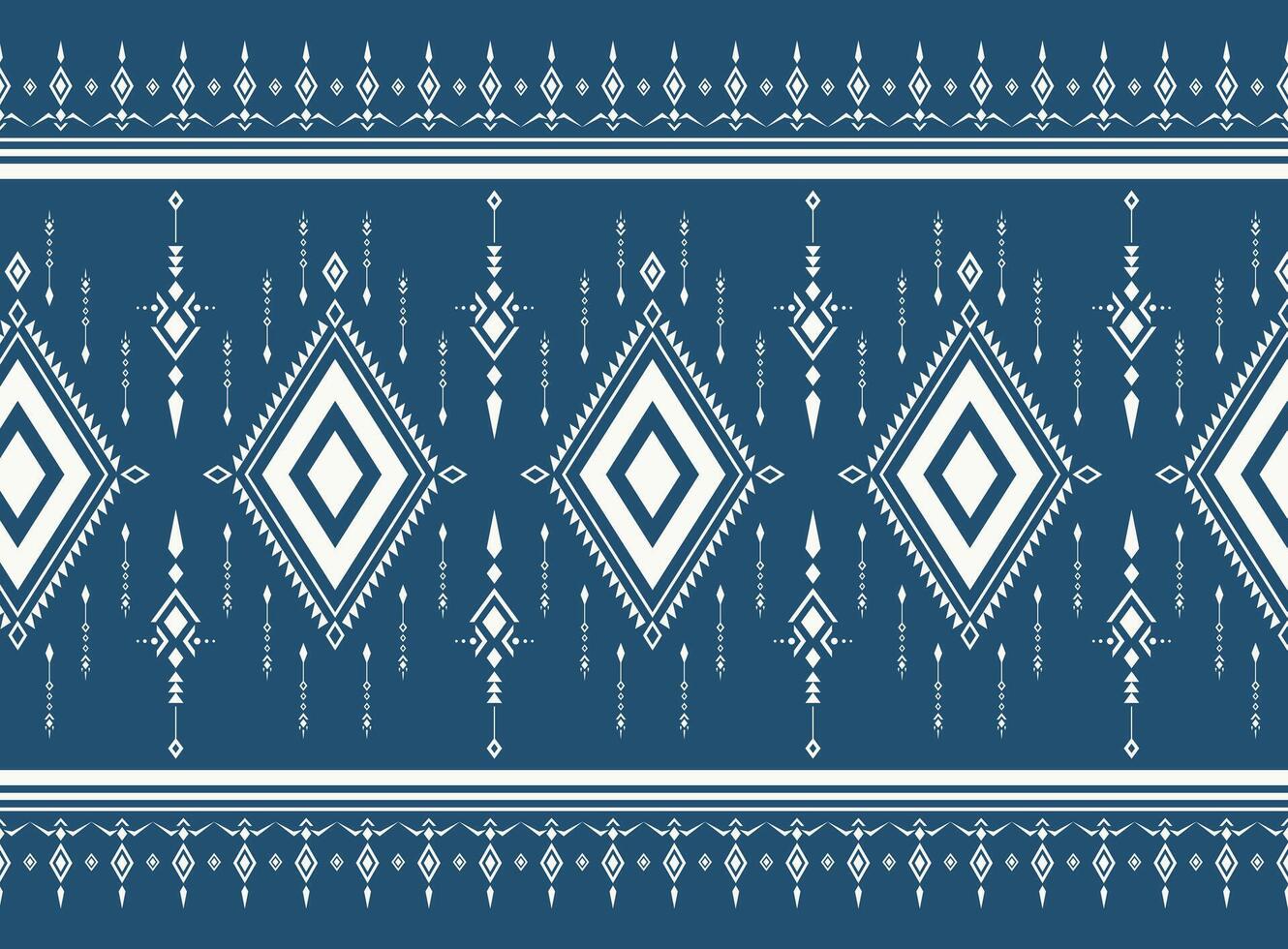 Geometric ethnic oriental pattern vector