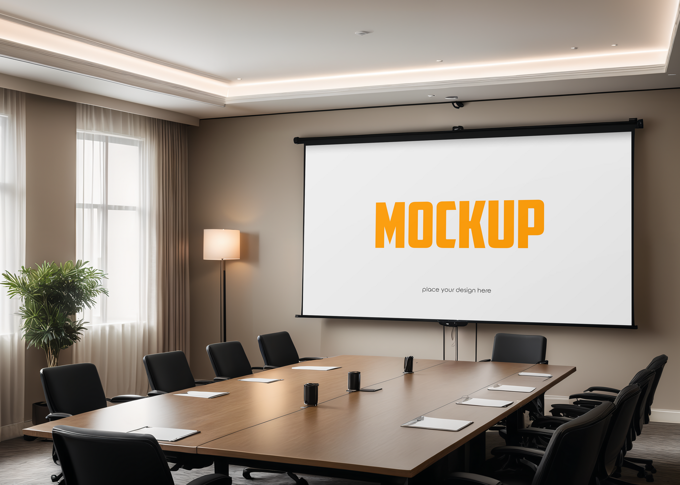 Office Presentation Mockup psd