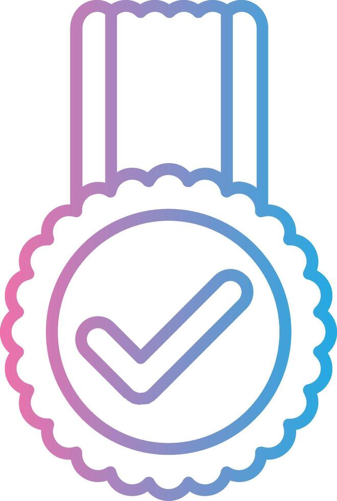 Medal Global Core Icon vector