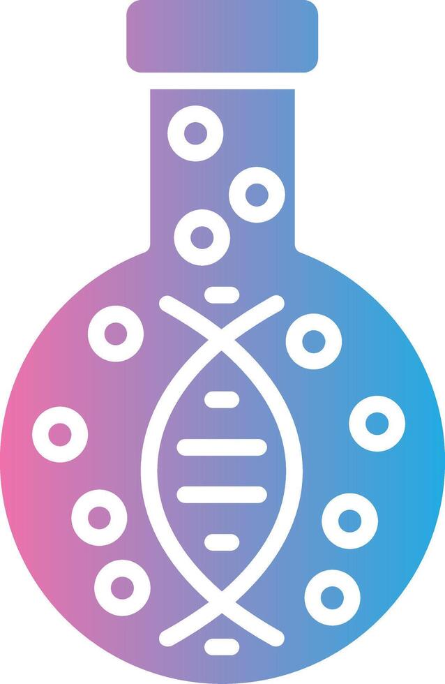 Dna Vibrant Core Icon vector