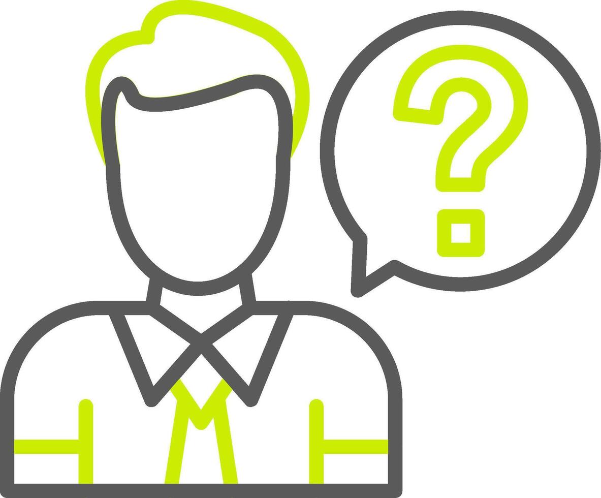 Question Crystal App Emblem vector